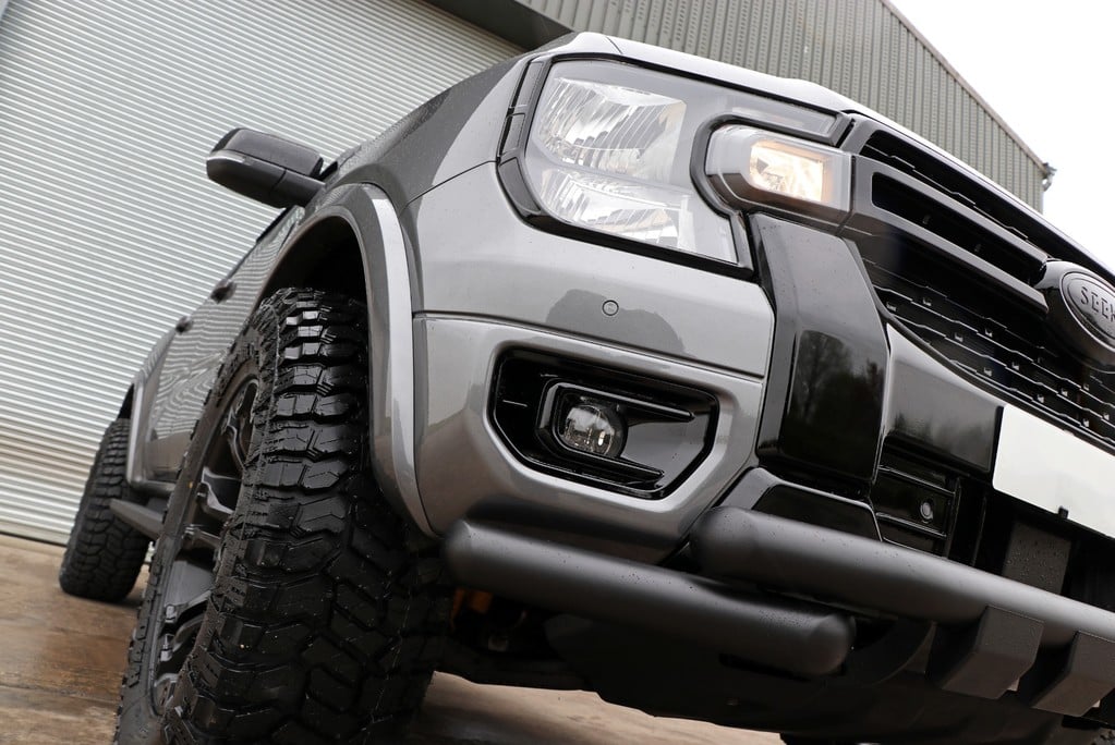 Ford Ranger TREMOR ECOBLUE with over sized 305 alloys on mud terrain styled by seeker  35
