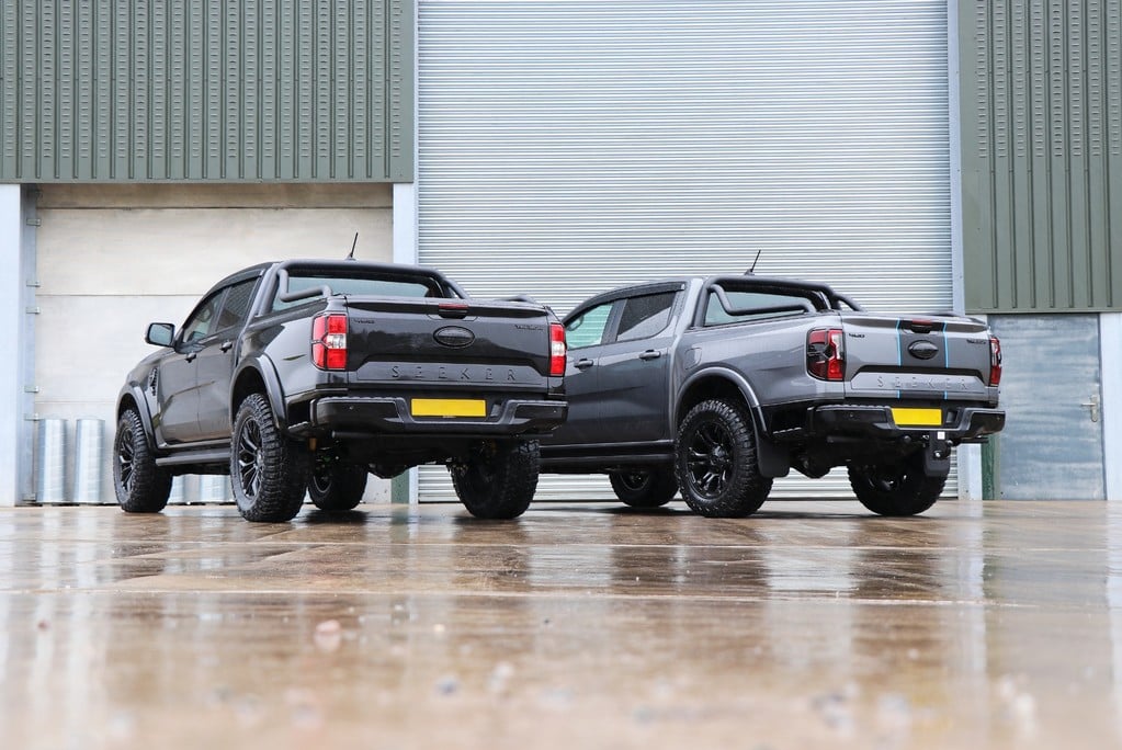 Ford Ranger TREMOR ECOBLUE with over sized 305 alloys on mud terrain styled by seeker  40