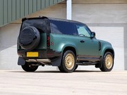 Land Rover Defender 90  HARD TOP  by seeker bespoke matt pine with vintage Tan leather  4