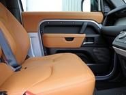 Land Rover Defender 90  HARD TOP  by seeker bespoke matt pine with vintage Tan leather  22