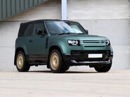 Land Rover Defender 90  HARD TOP  by seeker bespoke matt pine with vintage Tan leather  3