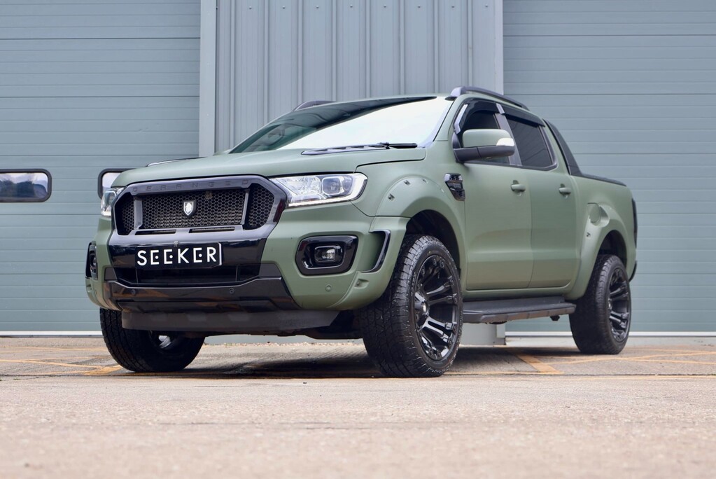 Ford Ranger DERANGED WILDTRAK IN MATT ARMY WRAP HUGE STYLING SPEND  3