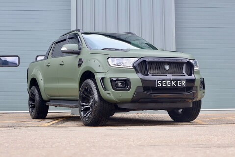 Ford Ranger DERANGED WILDTRAK IN MATT ARMY WRAP HUGE STYLING SPEND  1