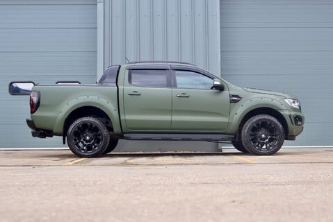 Ford Ranger DERANGED WILDTRAK IN MATT ARMY WRAP HUGE STYLING SPEND  7