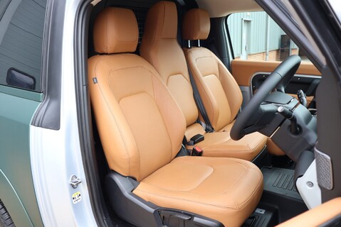 Land Rover Defender 90 Brand new HARD TOP styled by seeker in a matt pine wrapp with vintage Tan 16