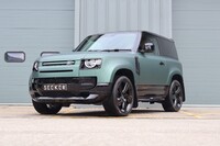 Land Rover Defender 90 Brand new HARD TOP styled by seeker in a matt pine wrapp with vintage Tan