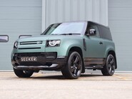 Land Rover Defender 90 Brand new HARD TOP styled by seeker in a matt pine wrapp with vintage Tan 1