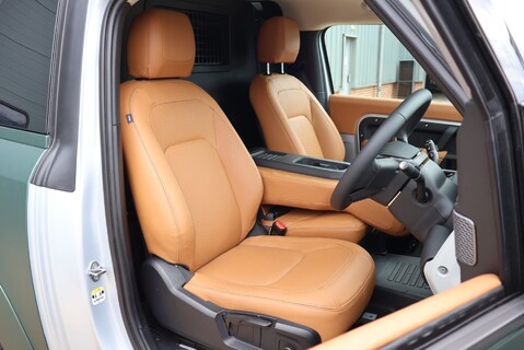 Land Rover Defender 90 Brand new HARD TOP styled by seeker in a matt pine wrapp with vintage Tan 15