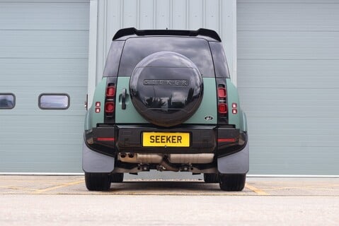 Land Rover Defender 90 Brand new HARD TOP styled by seeker in a matt pine wrapp with vintage Tan 5