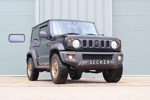 Suzuki Jimny ALLGRIP with Uprated alloys from seeker on all terrain tyres and privacy  1