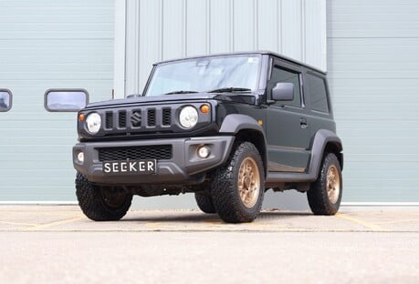 Suzuki Jimny ALLGRIP with Uprated alloys from seeker on all terrain tyres and privacy 