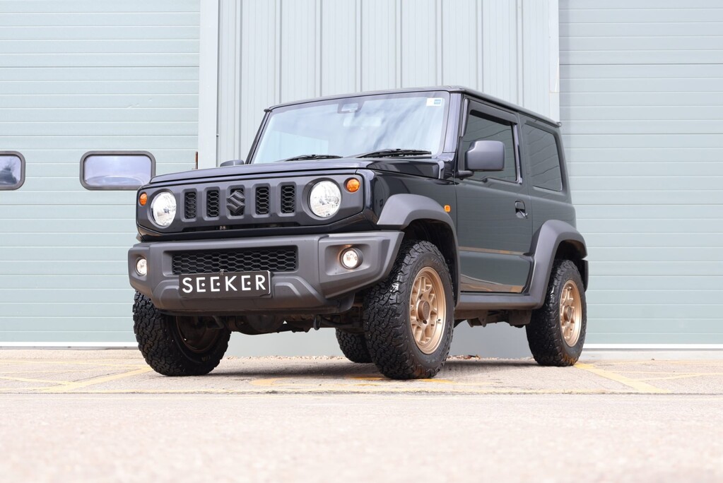 Suzuki Jimny ALLGRIP with Uprated alloys from seeker on all terrain tyres and privacy  3