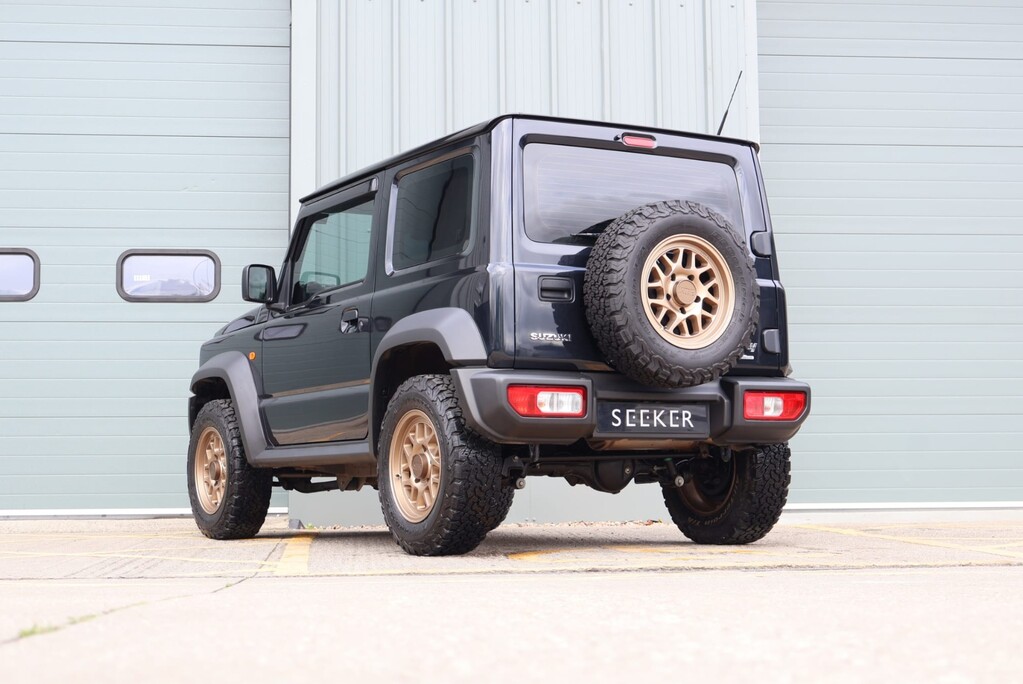 Suzuki Jimny ALLGRIP with Uprated alloys from seeker on all terrain tyres and privacy  6