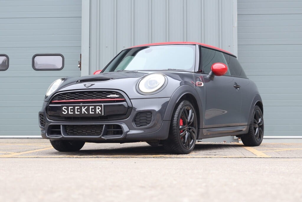 Mini Hatch JOHN COOPER WORKS factory red roof harmon karden sound stunning example  1