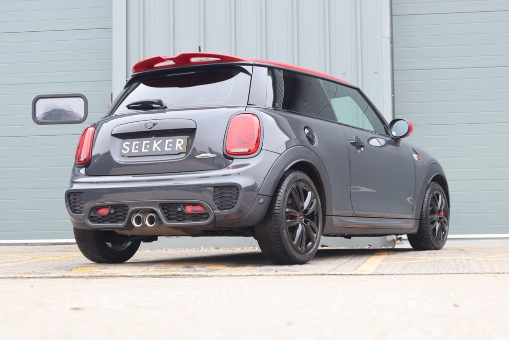 Mini Hatch JOHN COOPER WORKS factory red roof harmon karden sound stunning example  10