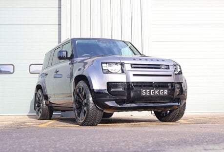 Land Rover Defender 110 HARD TOP WITH FULL SEEKER BODY STYLING AND SVR SEATS FITTED £20K SPEND 