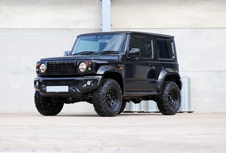 Suzuki Jimny ALLGRIP styled by seeker with hi gloss black pack lifted and styled 