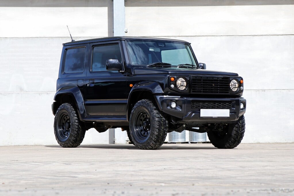 Suzuki Jimny ALLGRIP styled by seeker with hi gloss black pack lifted and styled  1