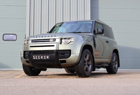 Land Rover Defender 90 COMMERCIAL HARDTOP WITH GENUINE REAR SEATS STYLED BY SEEKER HERITAGE DESIGN