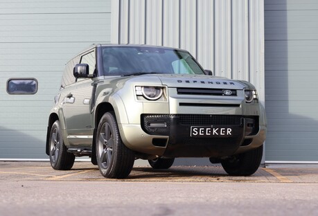 Land Rover Defender 90 COMMERCIAL HARDTOP WITH GENUINE REAR SEATS STYLED BY SEEKER HERITAGE DESIGN