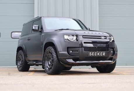 Land Rover Defender D250 HARD TOP MHEV styled by Seeker with a matt PPF award winning looks 