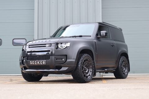 Land Rover Defender D250 HARD TOP MHEV styled by Seeker with a matt PPF award winning looks  1
