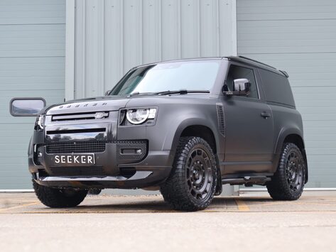 Land Rover Defender D250 HARD TOP MHEV styled by Seeker with a matt PPF award winning looks 