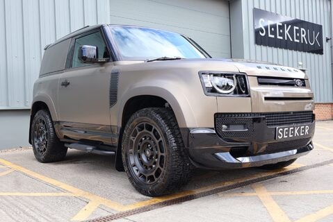 Land Rover Defender 90 Brand new HARD TOP 350  X-DYNAMIC HSE styled by seeker Matt PPF finish  8