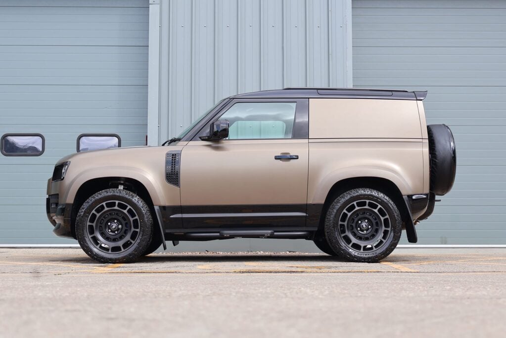 Land Rover Defender 90 Brand new HARD TOP 350  X-DYNAMIC HSE styled by seeker Matt PPF finish  5