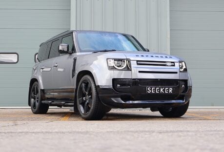 Land Rover Defender 110 HARD TOP SE MHEV styled by seeker genuine rear seat conversion 15k upgrades