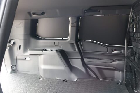 Toyota Land Cruiser BRAND NEW COMMERCIAL REAR PRIVACY GLASS Hi GLOSS FINISH  MUD TERRAIN TYRES 14