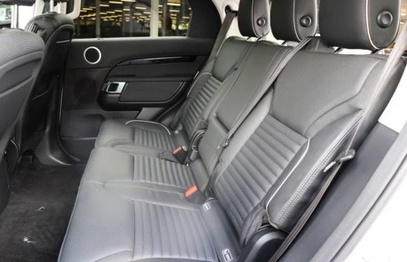 HSE Electric folding rear seating for used Discovery 5 Commercial: Genuine Land Rover leather seats with ISOFIX, fitted