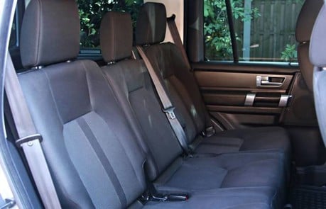 Rear seat conversions for used Land Rover Commercial Discovery 4 using genuine Land Rover cloth rear seats (from the 2009-2015 model) - £1,650 + vat
