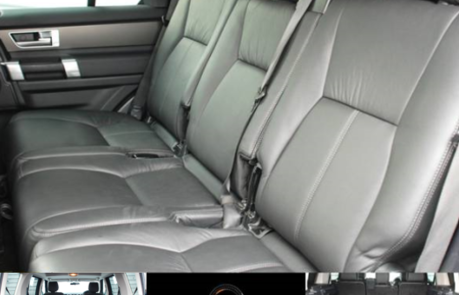 Rear seat conversions for used Land Rover commercial Discovery 4 using genuine Land Rover leather rear seats - £2,970 + VAT