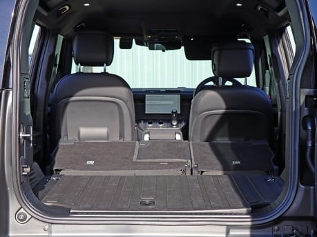 New Land Rover Defender 110 rear seat conversion Ebony Windsor trim for 2022 model onwards 12