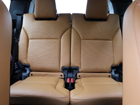 Genuine Land Rover leather rear seats and front seat upgrade for the Defender 90 Commercial 4