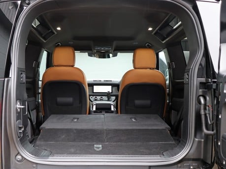 Genuine Land Rover leather rear seats and front seat upgrade for the Defender 90 Commercial 7