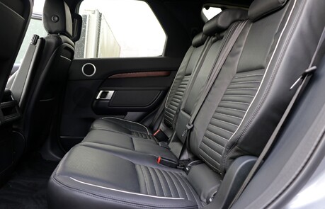 New from SEEKER UK, genuine Land Rover rear seat conversion for the Discovery 5, HSE trim with cream piping