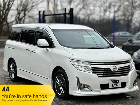 Nissan Elgrand HIGHWAY STAR+GRADE 4B+4WD+WAX OIL+