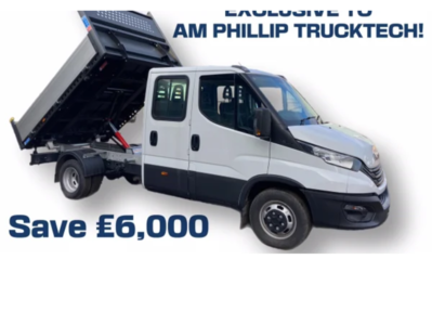 Daily Crew Cab Tipper - SAVE £6,000! EXCLUSIVE TO AM PHILLIP TRUCKTECH