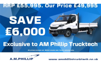 Daily Tipper - SAVE £6,000! EXCLUSIVE TO AM PHILLIP TRUCKTECH