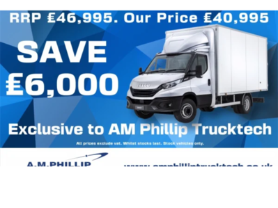 Daily Luton - SAVE £6,000! EXCLUSIVE TO AM PHILLIP TRUCKTECH