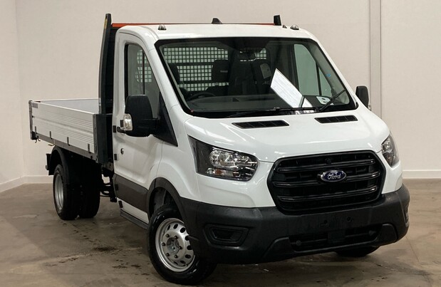 Ford Transit 350L2 RWD 1 way Tipper - Frozen White
