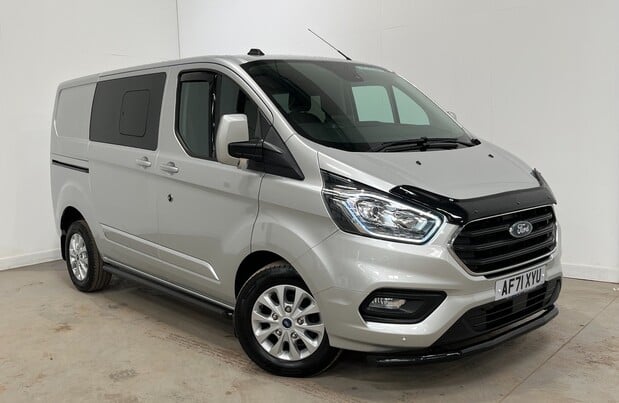 Ford Transit Custom 300L1 2.0 Eco Blue 130ps H1 Roof D/Cab Limited Van Auto 