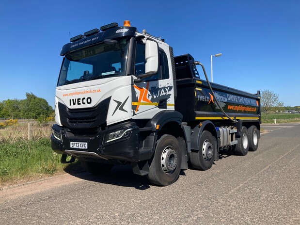 Iveco X-Way AD360X42Z 8x4 Tipper c/w Sheeting System 10