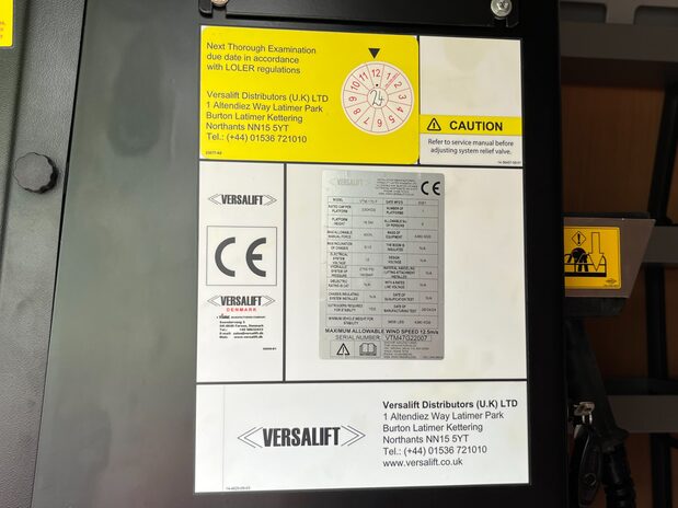 Iveco Daily 70C18 High-Roof Business Van / Versalift VTM 170F Access Platform *NEW* 15