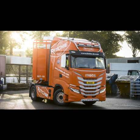 Vivid orange IVECO S-Way 490s boost Ritchie Agricultural’s fleet efficiency