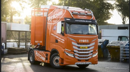 Vivid orange IVECO S-Way 490s boost Ritchie Agricultural’s fleet efficiency