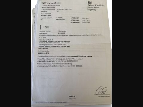 Nissan X-Trail 1.6 X-Trail Tekna dCi 5dr 94