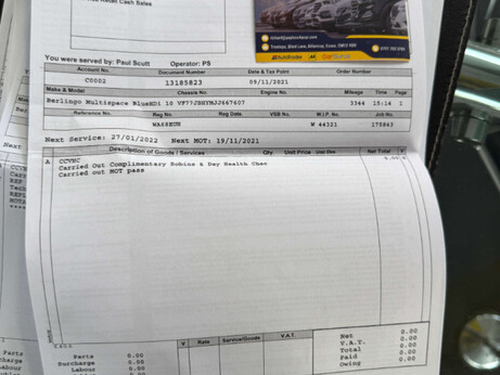 Citroen Berlingo Multispace 1.6 Berlingo Multispace Flair Blue HDi Semi-Auto 5dr 101